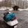 ホンダ　フュージョンSE　キャンプツーリングの荷物積載固定方法　バックパック、寝袋、テント、クッションシートをバイクに積む